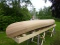 Wabnaki houtje canoe sanding